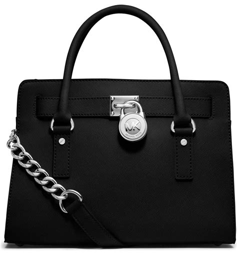 michael kors hamilton 47x36 8x14|Hamilton Medium Leather Satchel .